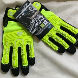 Dex Fit NEO Impact Mechanic Leather Gloves Sm